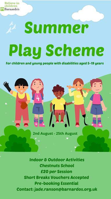 Barnardos summer play scheme 