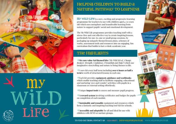 My Wild Life information poster 