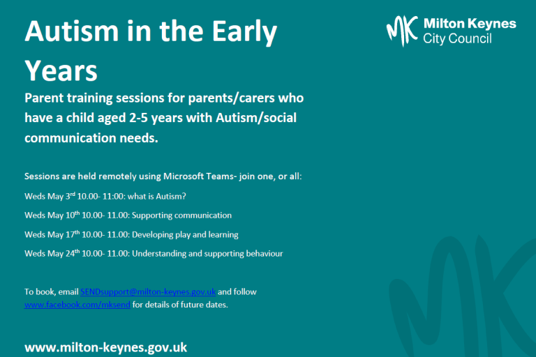 autism in the early years poster