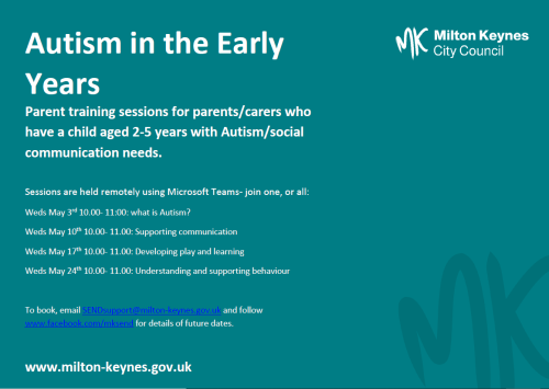 autism in the early years poster